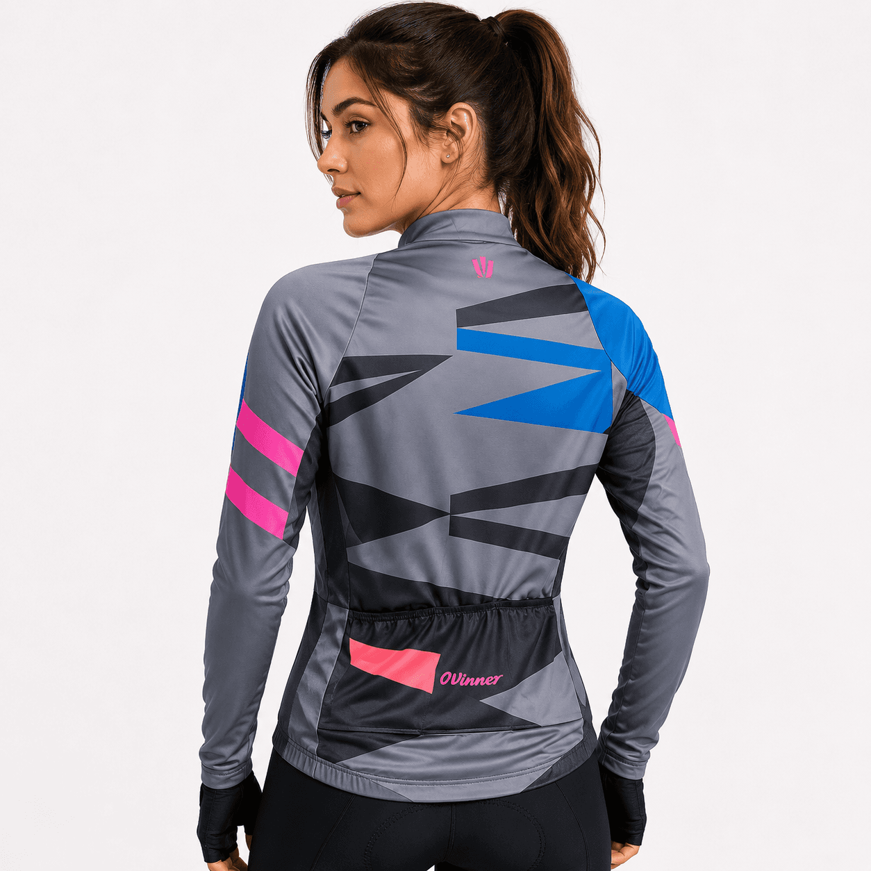 Jersey Winner Mujer Gris