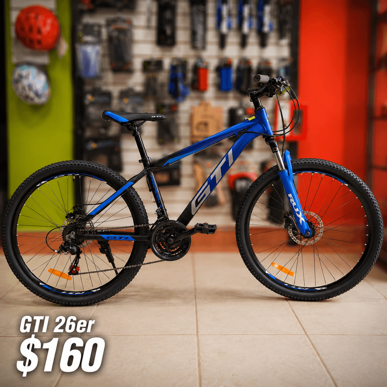 Bicicleta 26 GTI Madrock Azul