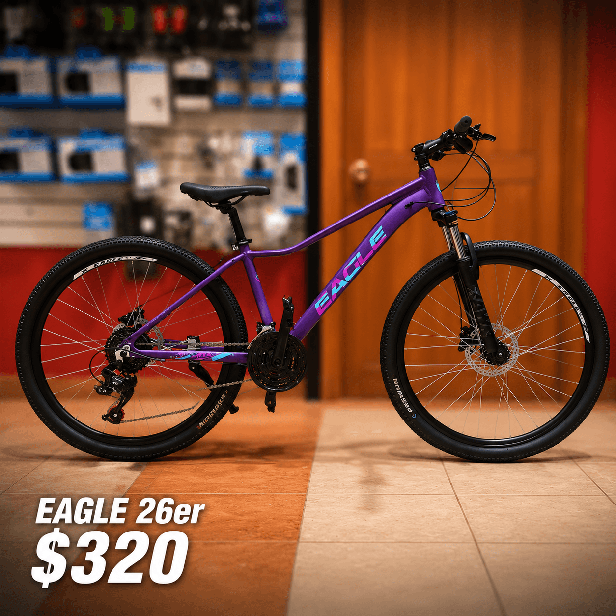 Bicicleta 26 Eagle Hidráulica Morada