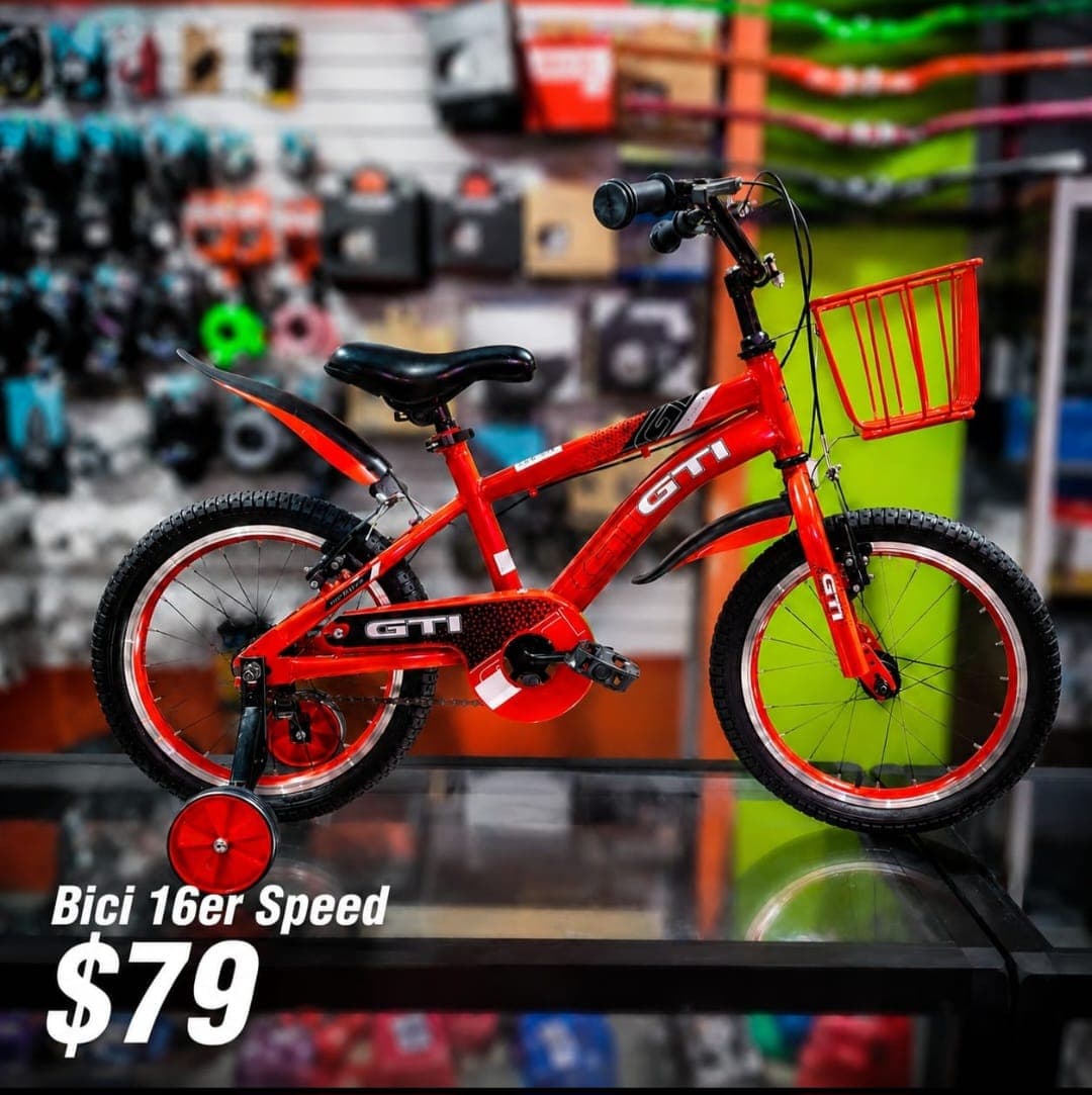Bicicleta 16 Speed Rojo